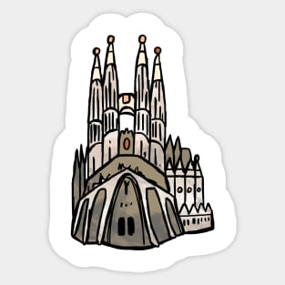 Barcelona Sagrada Familia Sticker